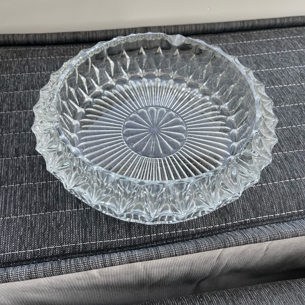 Vintage/Antique Cut Glass Ashtray